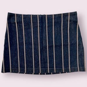 T Alexander Wang Striped Mini Skirt